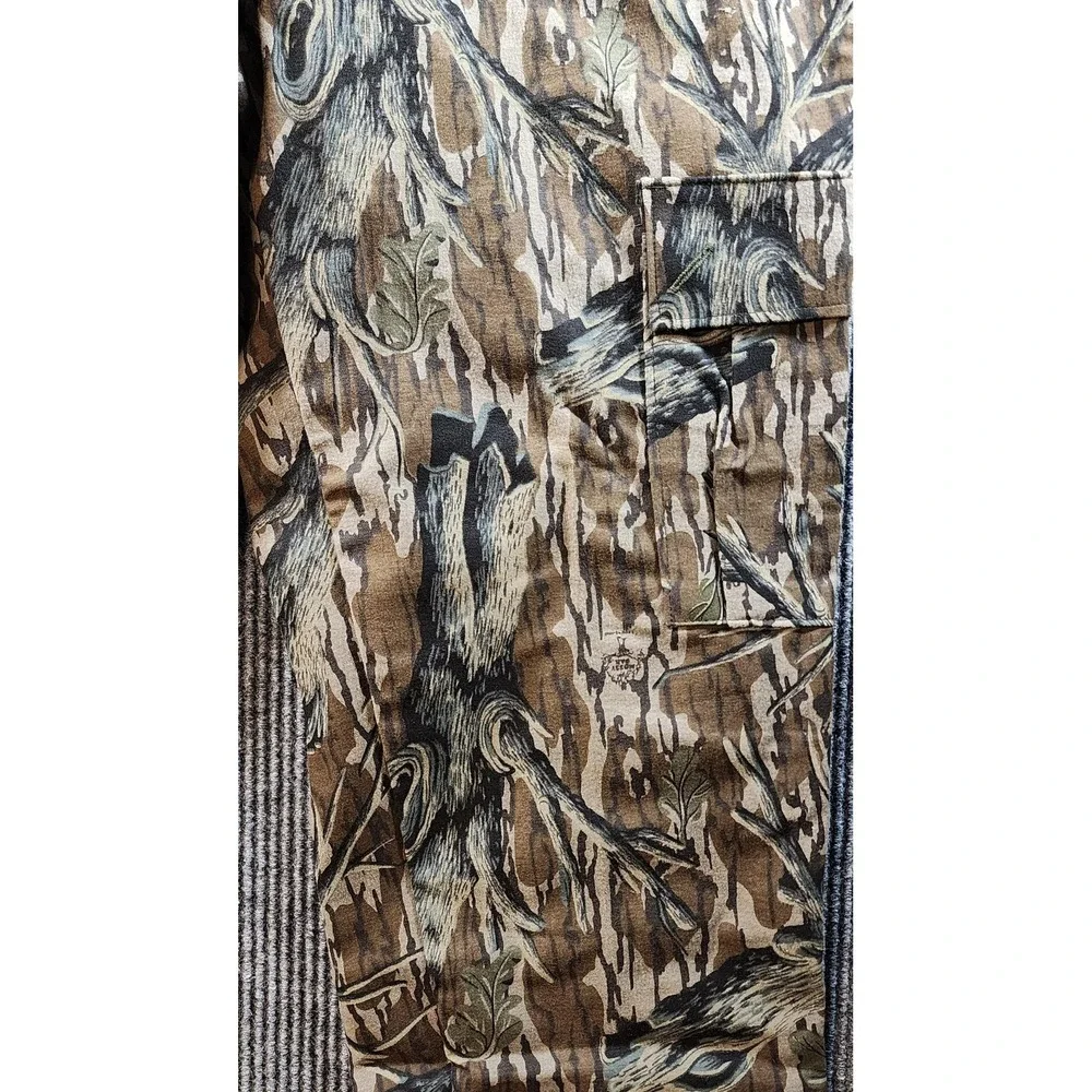 Vintage Mossy Oak Pants Mens 44x31 Treestand Camo Cargo Adjustable NWT 1986 USA